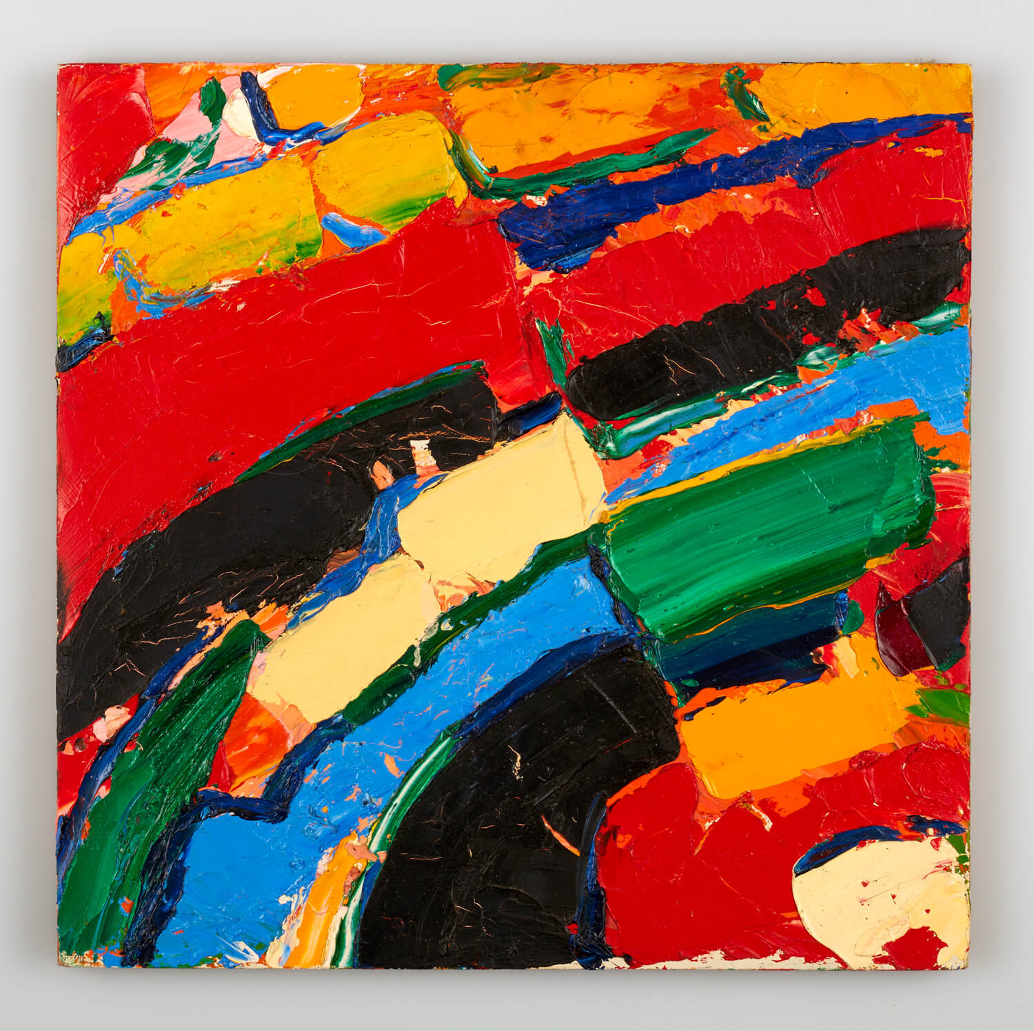 JB196 - Abstract - 1994 - 35.5 x 36 cm - Oil on panel
