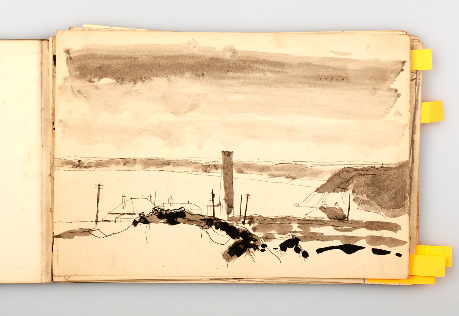 JB287 - Cornish Sketch Book 1948_49 - 1949 - 17.5 x 25.5 cm - Pen and wash